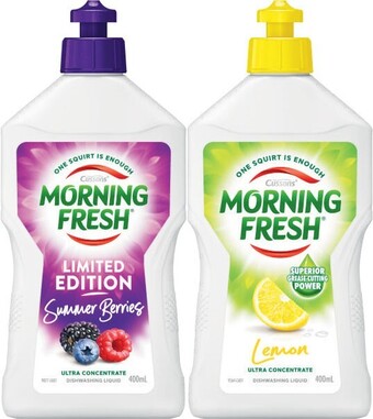 Coles Morning fresh dishwashing liquid 400ml offer