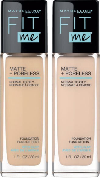 Coles Maybelline fit me matte + poreless liquid foundation 30ml offer