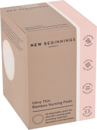 Coles New beginnings ultrathin nursing pads 40 pack offer