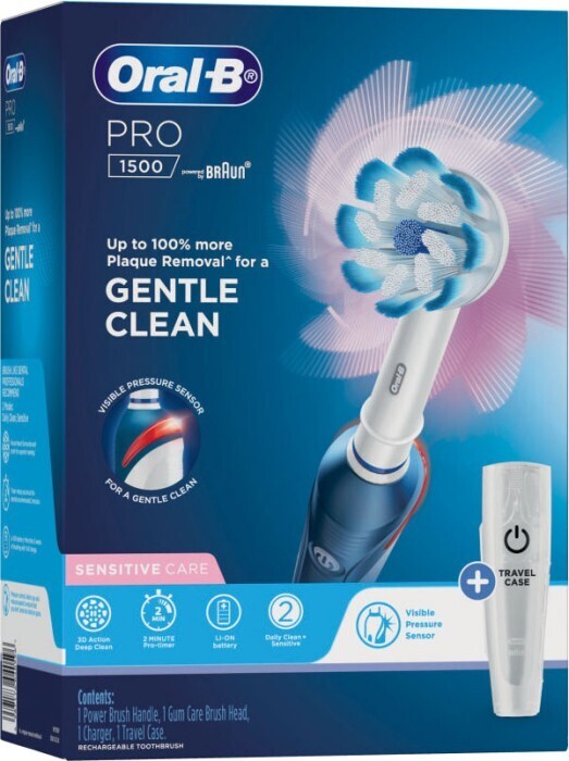 Oral b pro 1500 electric toothbrush 1 pack offer at Coles