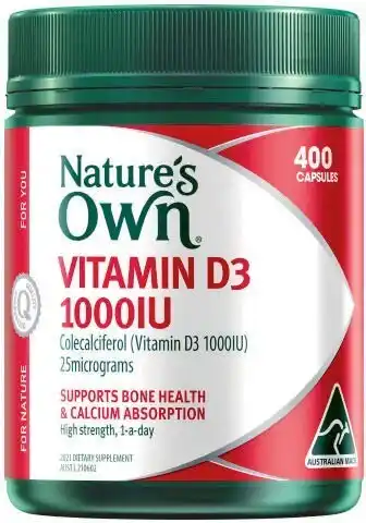 Coles Nature’s own vitamin d 400 pack* offer