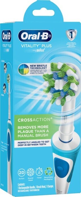 Coles Oral b vitality ecobox cross action toothbrush 1 pack offer