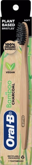 Oral b soft charcoal bamboo toothbrush 1 pack