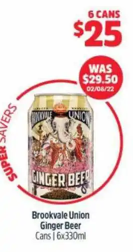 BWS Brookvale union ginger beer offer