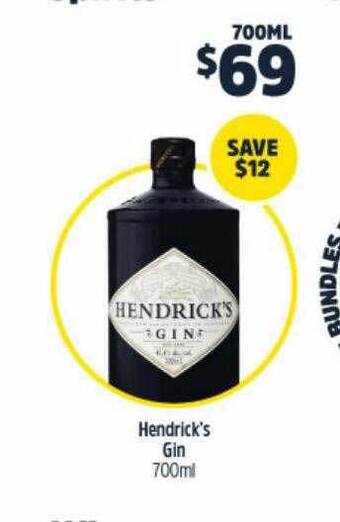 Hendrick's gin