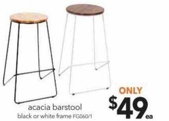 Cheap as Chips Acacia barstool offer