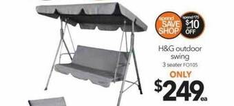 Cheap as Chips H&g outdoor swing offer