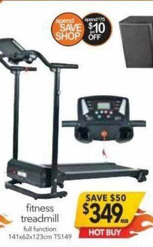 Fitness treadmill offer at Cheap as Chips