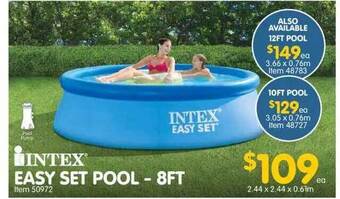 Clark Rubber Intex easy set pool - 8ft offer