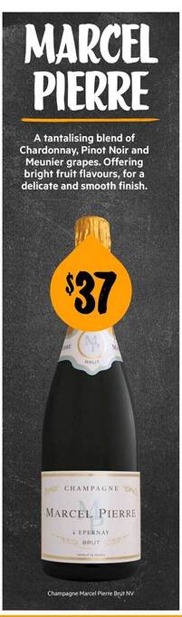 Champagne marcel pierre brut nv
