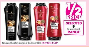 Good Price Pharmacy Schwarzkopf extra care shampoo or conditioner offer