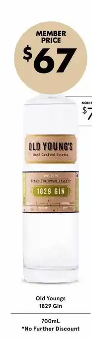 Vintage Cellars Old youngs 1829 gin offer
