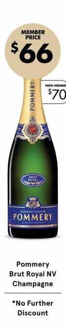 Pommery brut royal nv champagne
