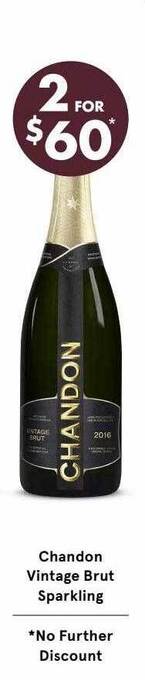 Vintage Cellars Chandon vintage brut sparkling offer