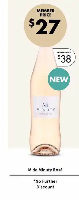 Vintage Cellars M de minuty rosé offer