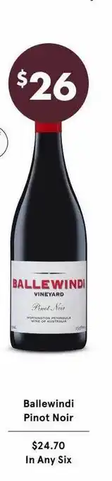 Ballewindi pinot noir