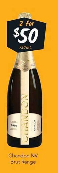 Cellarbrations Chandon nv brut range offer