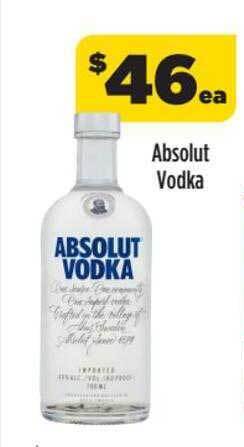 Liquorland Absolut vodka offer