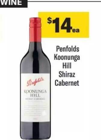 Liquorland Penfolds koonunga hill shiraz cabernet offer