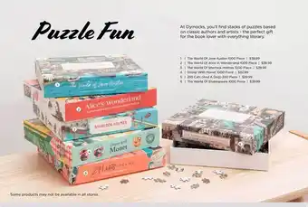 Dymocks Puzzle fun offer