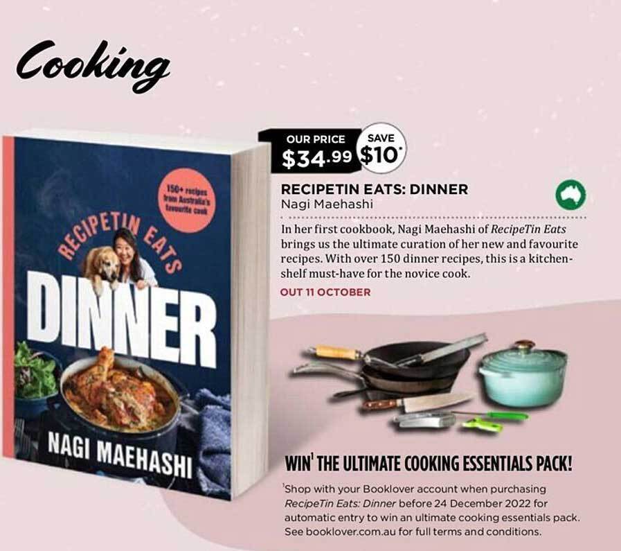 Recipetin eats dinner nagi maehashi offer at Dymocks