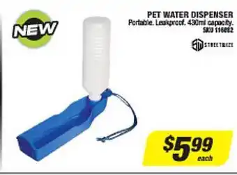 Autobarn Pet water dispener offer