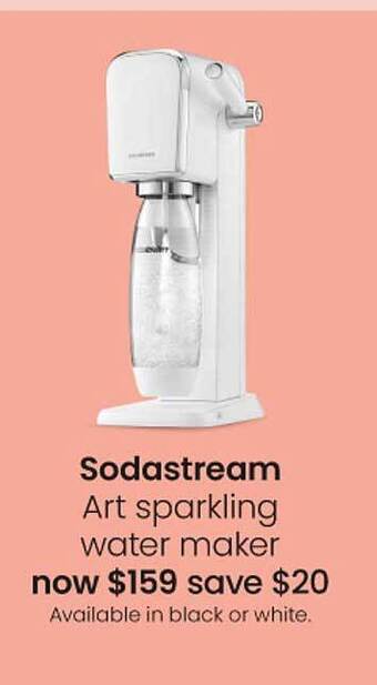 Myer Sodastream art sparkling water maker offer