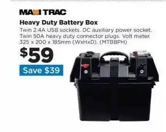 Repco Maxi tarck heavy duty battery box offer