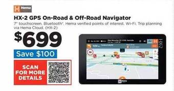Repco Hx-2 gps on-road & off-road navigator offer