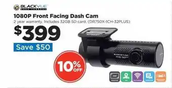 Repco Blackvue 1080p front facing dash cam 10% off offer