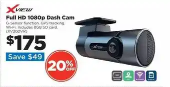 Repco Xview full hd 1080p dash cam 20% off offer