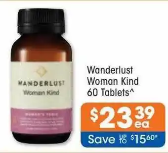 Wanderlust woman kind 60 tablets