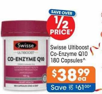 Good Price Pharmacy Swisse ultiboost co-enzyme q10 180 capsules offer