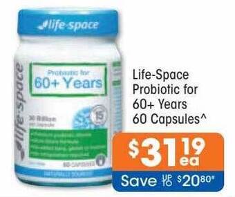 Good Price Pharmacy Life-space probiotic for 60+ years 60 capsules offer