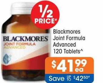 Good Price Pharmacy Blackmores joint formula advanced 120 tablets offer