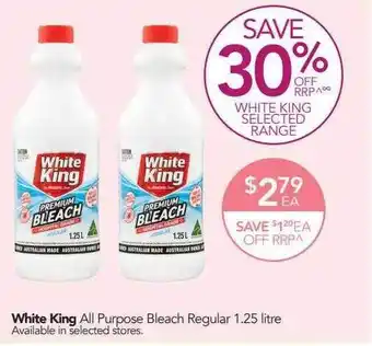 White king all purpose bleach regular
