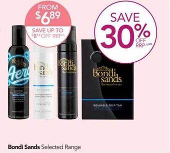 Terry White Bondi sands selected range offer