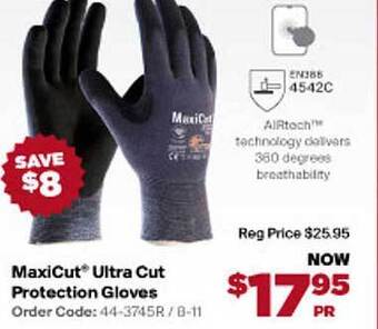 RSEA Safety Maxicut ultra cut protection gloves offer