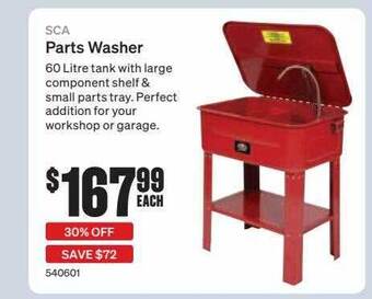 SuperCheap Auto Sca parts washer offer