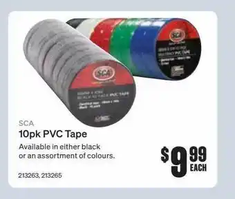 SuperCheap Auto Sca 10pk pvc tape offer