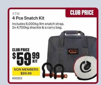 SuperCheap Auto Xtm 4 pce snatch kit offer