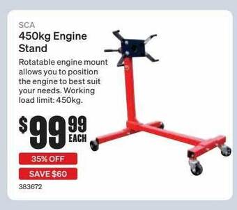 SuperCheap Auto Sca 450kg engine stand offer