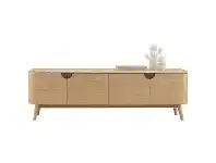 LivingStyles Akino Ash Wood 4 Door TV Unit, 160cm offer