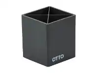Officeworks Otto Brights Pen Cup Grey offer
