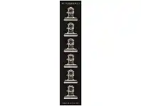 Three By Three Magnetic Clips Medium Silver 6 Pack