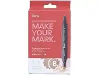 Officeworks Born Dual Tip Markers 7 Pack Portrait offer