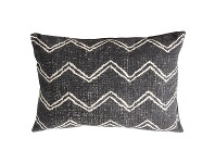 LivingStyles Ruby Zig Zag Feather Filled Cotton Lumbar Cushion offer