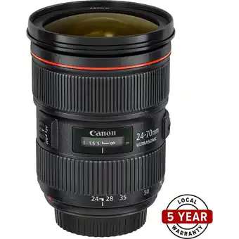 JB Hi-Fi Canon ef 24-70mm f/2.8l ii usm standard zoom lens offer