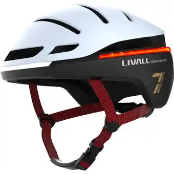 Livall evo21 smart cycling helmet (white) [large]