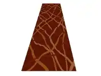 LivingStyles Serenity Edith Modern Runner Rug, 80x300cm, Red offer